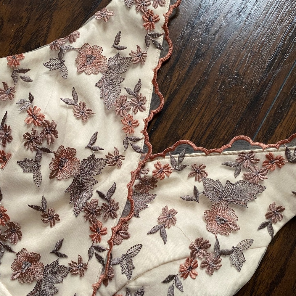 ASOS | Little Mistress floral embroidered midi cocktail dress - Picture 2 of 4